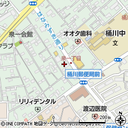 ほっかほか弁当日本亭桶川いずみ店周辺の地図