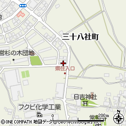 福井県福井市三十八社町609周辺の地図