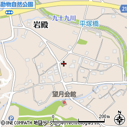 埼玉県東松山市岩殿224周辺の地図
