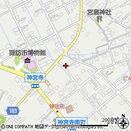 長野県諏訪市中洲1570-3周辺の地図