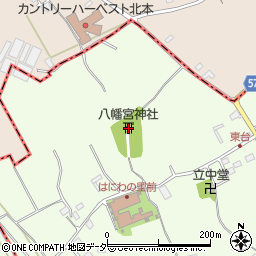 八幡宮神社周辺の地図