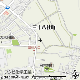福井県福井市三十八社町4周辺の地図