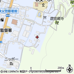 埼玉県秩父市上宮地町38周辺の地図