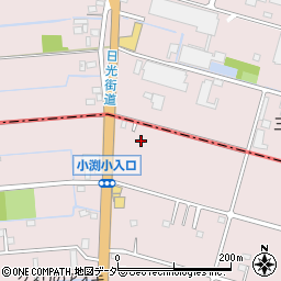 埼玉県春日部市小渕805周辺の地図