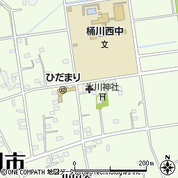 埼玉県桶川市川田谷3712周辺の地図