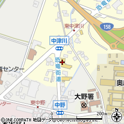 福井トヨペット大野店周辺の地図