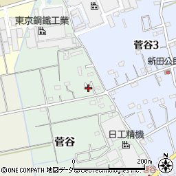 埼玉県上尾市菅谷407-13周辺の地図