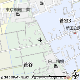 埼玉県上尾市菅谷407-12周辺の地図