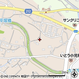 埼玉県東松山市岩殿93周辺の地図
