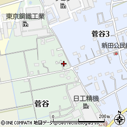 埼玉県上尾市菅谷407-8周辺の地図