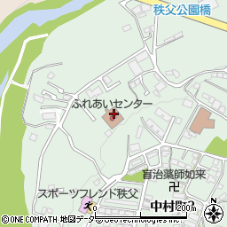 秩父市ふれあいセンター周辺の地図
