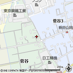 埼玉県上尾市菅谷407-20周辺の地図