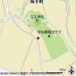 茨城県常総市坂手町584周辺の地図