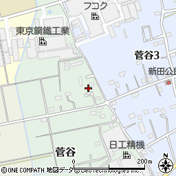 埼玉県上尾市菅谷407-18周辺の地図