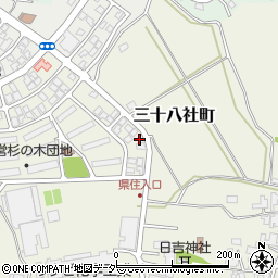 福井県福井市三十八社町604周辺の地図