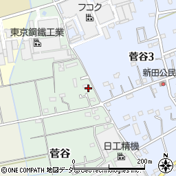 埼玉県上尾市菅谷407-21周辺の地図