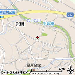 埼玉県東松山市岩殿284周辺の地図
