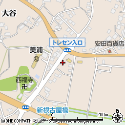 筑波銀行美浦支店周辺の地図