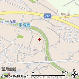 埼玉県東松山市岩殿255周辺の地図