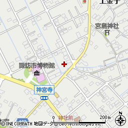 長野県諏訪市中洲709-1周辺の地図
