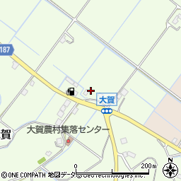 茨城県潮来市大賀288周辺の地図