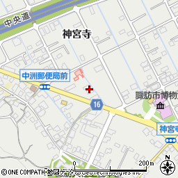長野県諏訪市中洲244周辺の地図