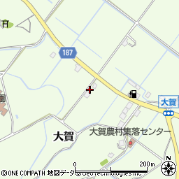 茨城県潮来市大賀402周辺の地図