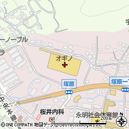 八十二銀行オギノ茅野ショッピングセンター ＡＴＭ周辺の地図