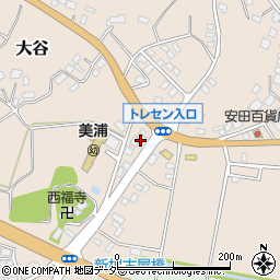 コスモ美浦谷津ＳＳ周辺の地図