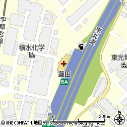 エクセルシオールカフェ蓮田サービスエリア下り店周辺の地図