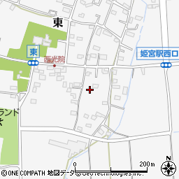 埼玉県南埼玉郡宮代町東25周辺の地図