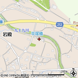 埼玉県東松山市岩殿261周辺の地図
