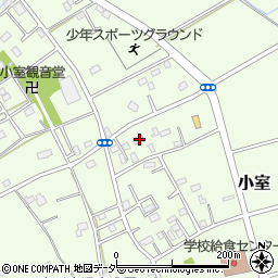 埼玉県北足立郡伊奈町小室8204周辺の地図