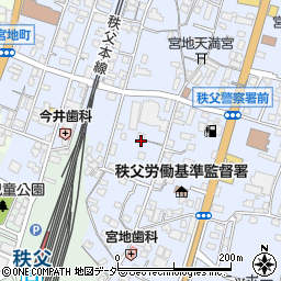 埼玉県秩父市上宮地町17周辺の地図