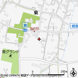 埼玉県南埼玉郡宮代町東76周辺の地図