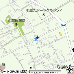 埼玉県北足立郡伊奈町小室9318-2周辺の地図