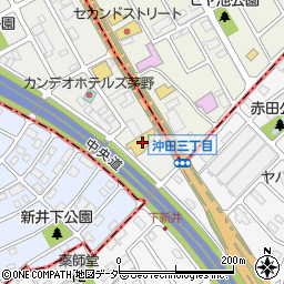 長野県茅野市中沖1740周辺の地図