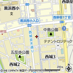 埼玉県蓮田市西城3丁目47周辺の地図