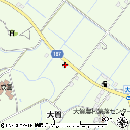 茨城県潮来市大賀407周辺の地図