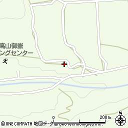 岐阜県高山市高根町日和田1387周辺の地図