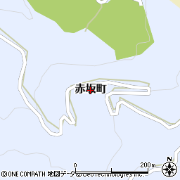 福井県福井市赤坂町周辺の地図