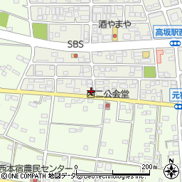 埼玉県東松山市元宿2丁目34-4周辺の地図