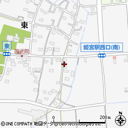 埼玉県南埼玉郡宮代町東13周辺の地図