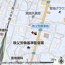 埼玉県秩父市上宮地町24周辺の地図