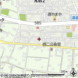 埼玉県東松山市元宿2丁目34-17周辺の地図