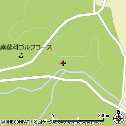 鹿島リゾート株式会社　鹿島南蓼科ゴルフコース業務用周辺の地図