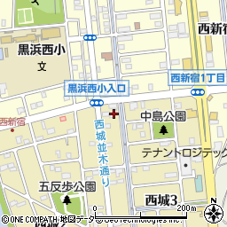 埼玉県蓮田市西城3丁目46周辺の地図