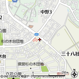 福井県福井市三十八社町101-15周辺の地図