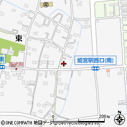 埼玉県南埼玉郡宮代町東433周辺の地図