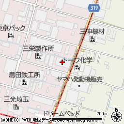 株式会社山星屋　埼玉支店周辺の地図
